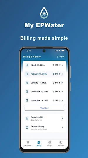 MyEPWater Screenshot 1