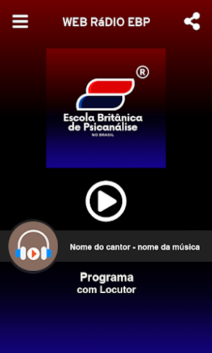 Web Rádio EBP Screenshot 1