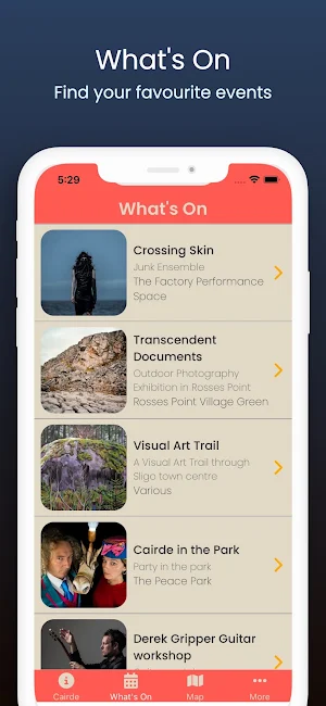 Cairde Arts Festival Screenshot 2