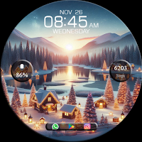 Key WF97 Winter Watch Face