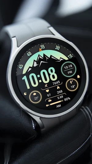 Abstract Mountain ZKin Watch Screenshot 1