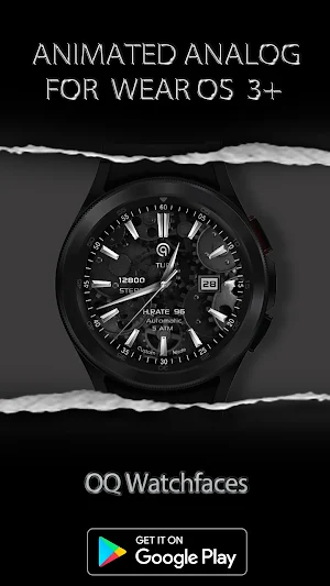 Animated Analog For Wear OS 3+ Screenshot 0