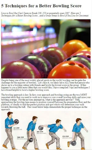 How to Play Bowling Techniques Screenshot 1