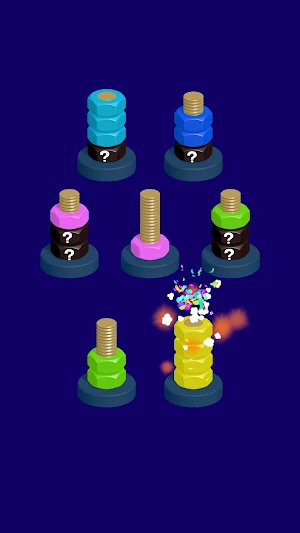Nut Stack Challenge 3D Game Screenshot 2