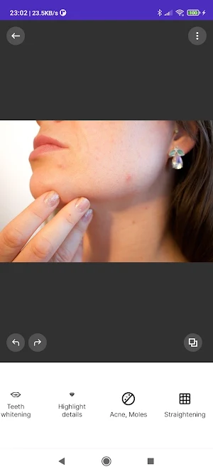 Face editing retouch Facefact Screenshot 1