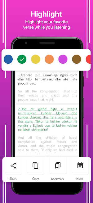 Albanian English Bible Screenshot 1