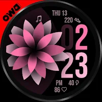 Flower Animated Watch Face 033
