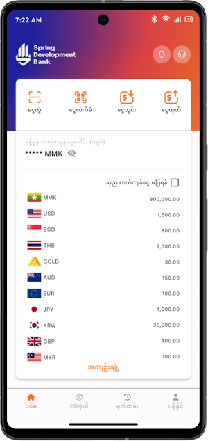Spring Development Bank Screenshot 0