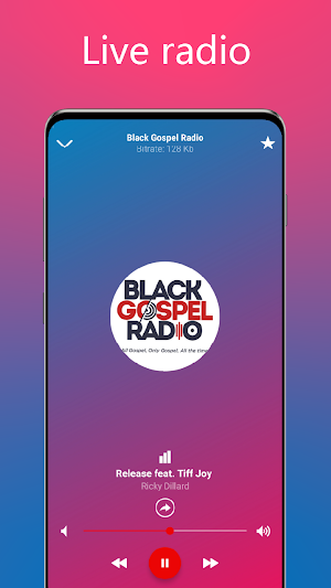Black Gospel Radio Screenshot 3