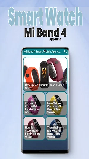 mi band 4 smart watch app hint Screenshot 1