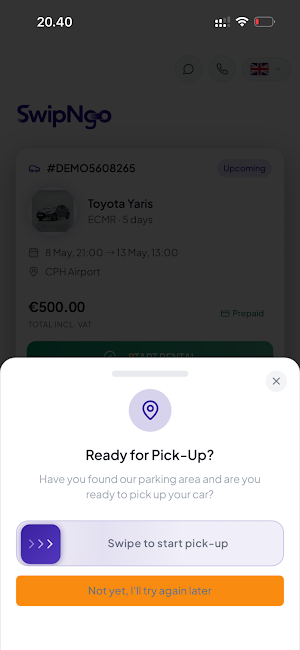 SwipNgo Screenshot 1