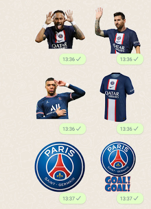 PSG Stickers Screenshot 0