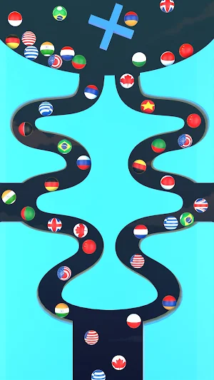 World Marble Run Country Balls Screenshot 2