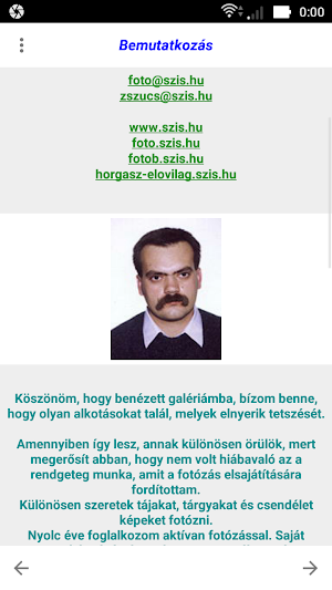 Szűcs Zoltán - Fotógalériája Screenshot 2