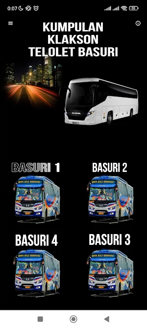 Bunyi klakson telolet basuri Screenshot 2