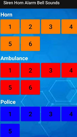 Siren Horn Alarm Bell Sounds Screenshot 1