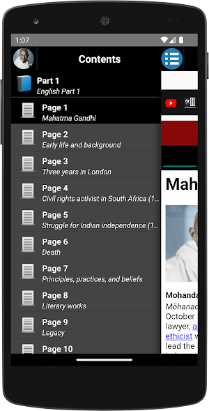 Mahatma Gandhi - Biography Screenshot 0