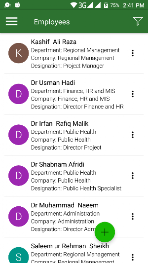 Employee Reporting & Tracking Screenshot 0