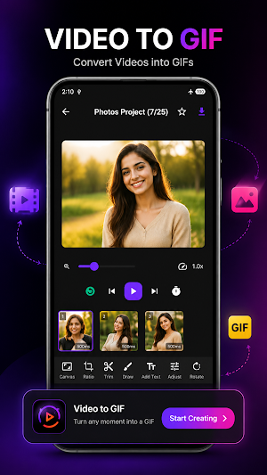 GIF Maker: Video to GIF Editor Screenshot 1