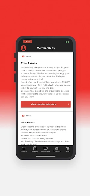 Strong Fitness: Access Screenshot 1