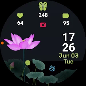 Lotus watch face animated Screenshot 2