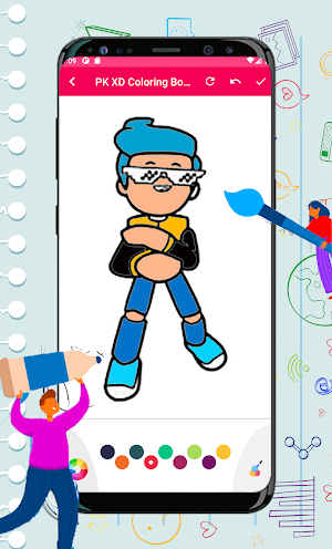 PK Xd Coloring Book Screenshot 0
