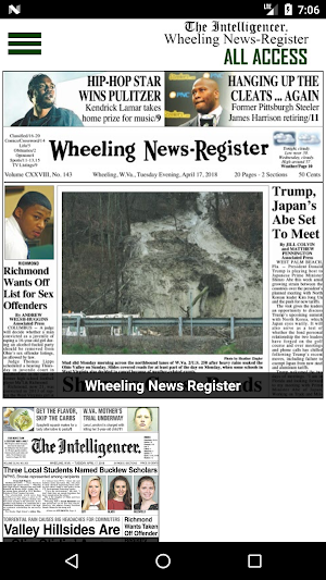 Wheeling Newspapers All Access Screenshot 0
