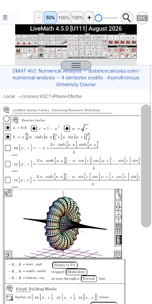 LiveMath Screenshot 2