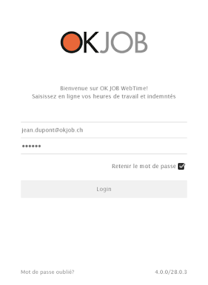 OK JOB WebTime Screenshot 0