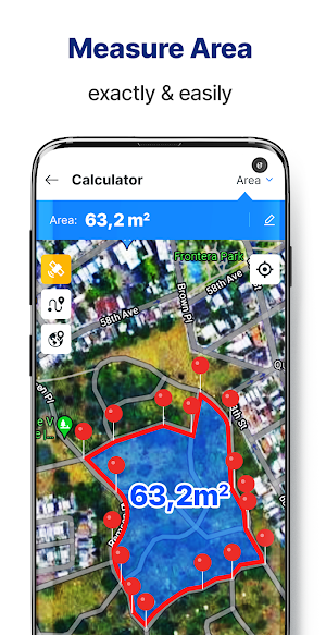 Map Distance Area Calculator Screenshot 0