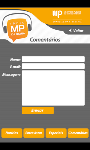 Rádio MP da Bahia Screenshot 2