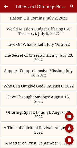 Tithes and Offerings Screenshot 0