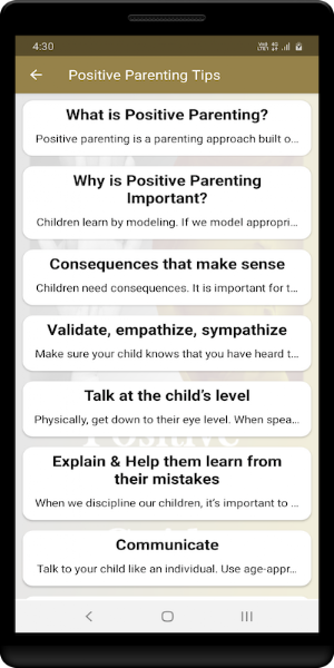 Positive Parenting Tips Screenshot 0