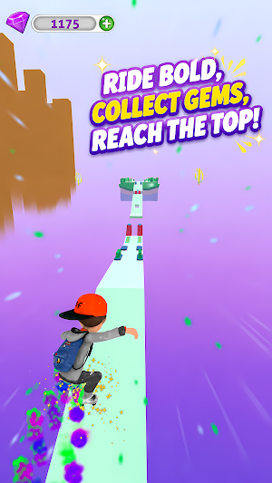 Sky Roller : Skating Runner Screenshot 1