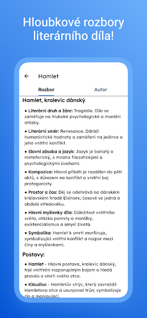Maturitní Rozbory Knih Screenshot 3