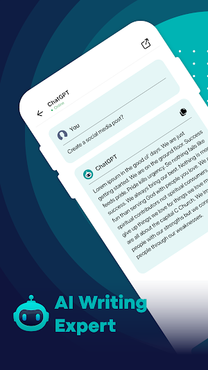 ChatGPT – AI Chat, AI Friend Screenshot 0
