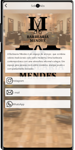 Barbearia Mendes Screenshot 2