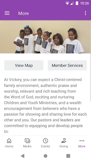 Victory Praise Worship Center Screenshot 2