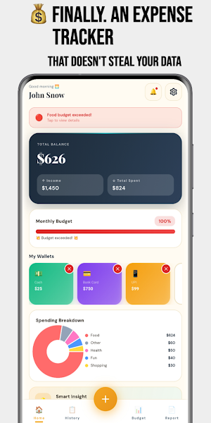 SpendSafe – Expense & Budget Screenshot 0
