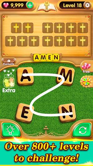 Bible Word Puzzle - Free Bible Word Games Screenshot 1