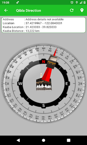 Prayer Time & Qibla Direction Screenshot 1