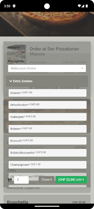 Der Pizza Kurier Maione Screenshot 3