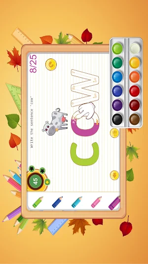 ABC kids writing alphabet - Letter tracing school Screenshot 1