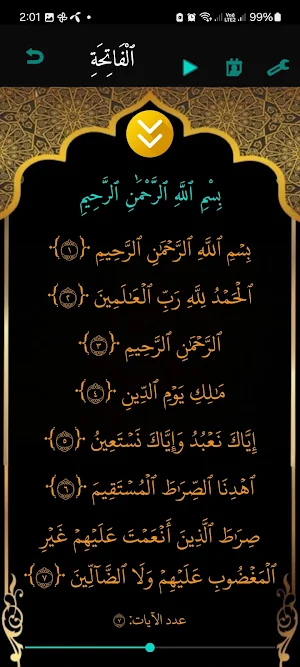 আল কুরআন অডিও:Quran Audio Screenshot 1