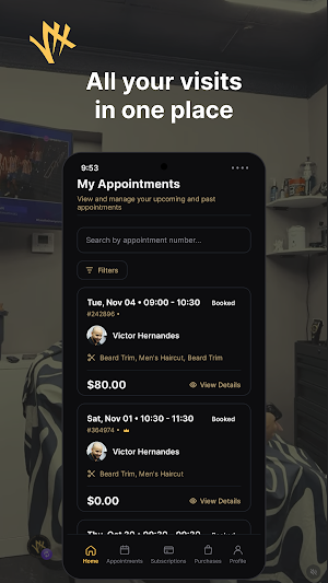 VH Pro Barbers Screenshot 2