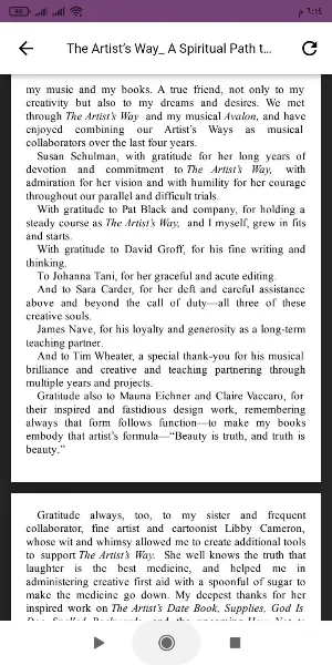 The Artist's Way Screenshot 1