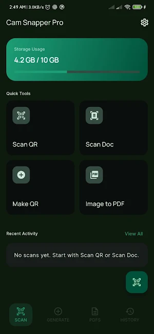 Cam Snapper Pro Screenshot 1