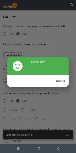 Fala Aí Saúde Screenshot 1