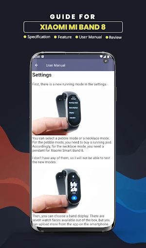 Xiaomi Mi Band 8 App Hint Screenshot 3