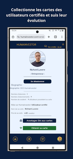 Humainvestor: Réussir ensemble Screenshot 1
